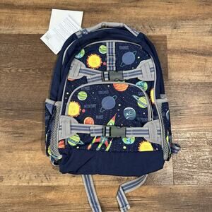 Pottery Barn Kids Large Mackenzie Navy Solar System Planets Backpack NWT READ
